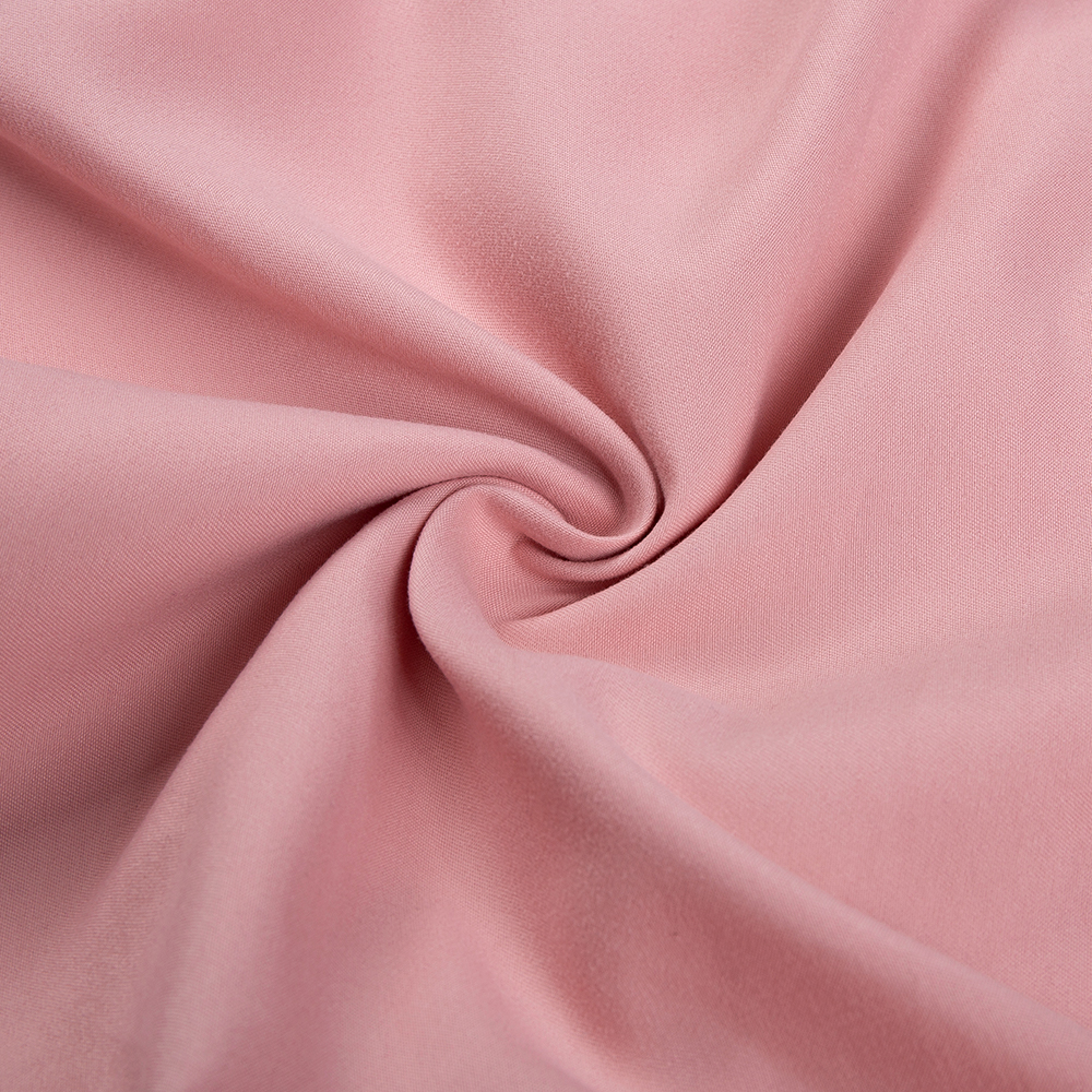 Soft pink microfiber fabric